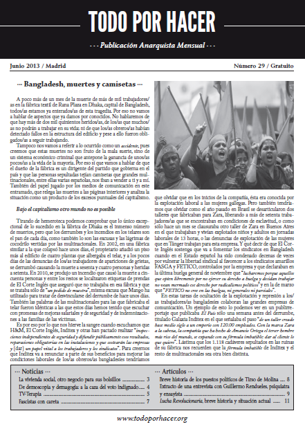 TxH. Portada nº 29, junio 2013 TxH. Portada nº 29, junio 2013