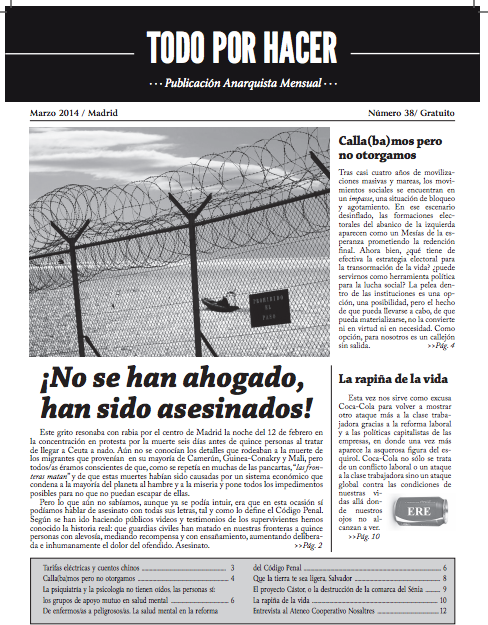 Ya está disponible para descargar el nº 38 de Todo por Hacer (marzo 2014)