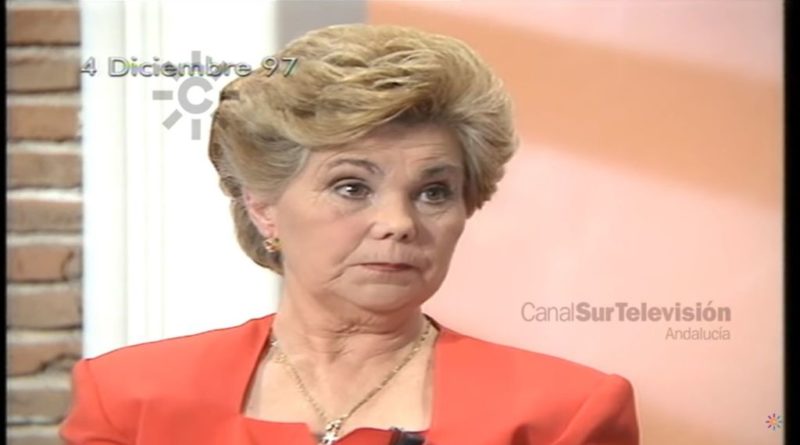 Fotograma de Canal Sur en el que aparece Ana Orantes